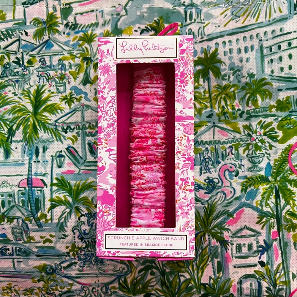 Lilly Pulitzer Scrunchie Apple Watch Band